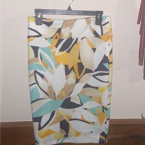 Jemma Multicolor Floral Pencil Skirt